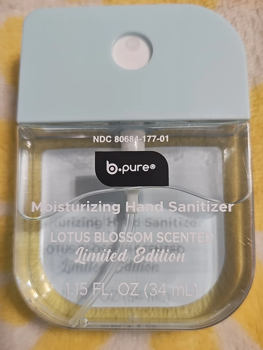 Lotus Blossom Moisturizing Hand Sanitizer (Light Blue)